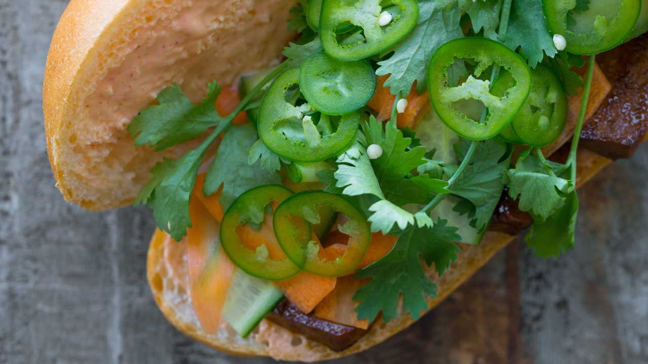 Swich | Recipes - Lemongrass Tofu Bánh Mì | Vietnamese Sandwich
